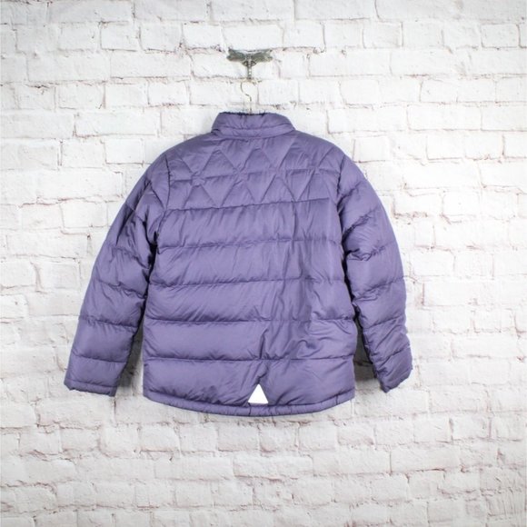 LL Bean Kids' Purple Polyester Downtek Quilted Down Cold Weather Jacket XL 18 - Picture 9 of 10